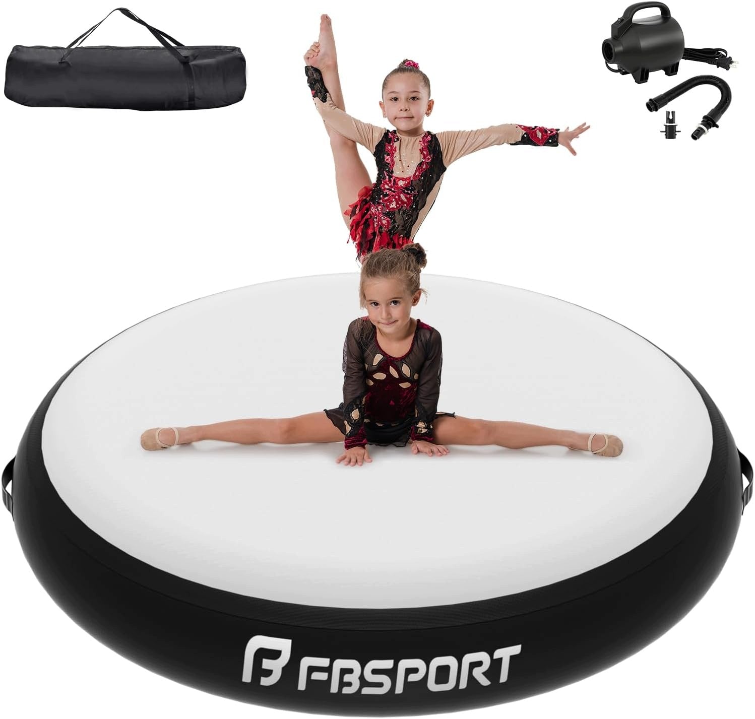 B706 FBSPORT Inflatable Airspot Mat With 100cm Diameter With Pump