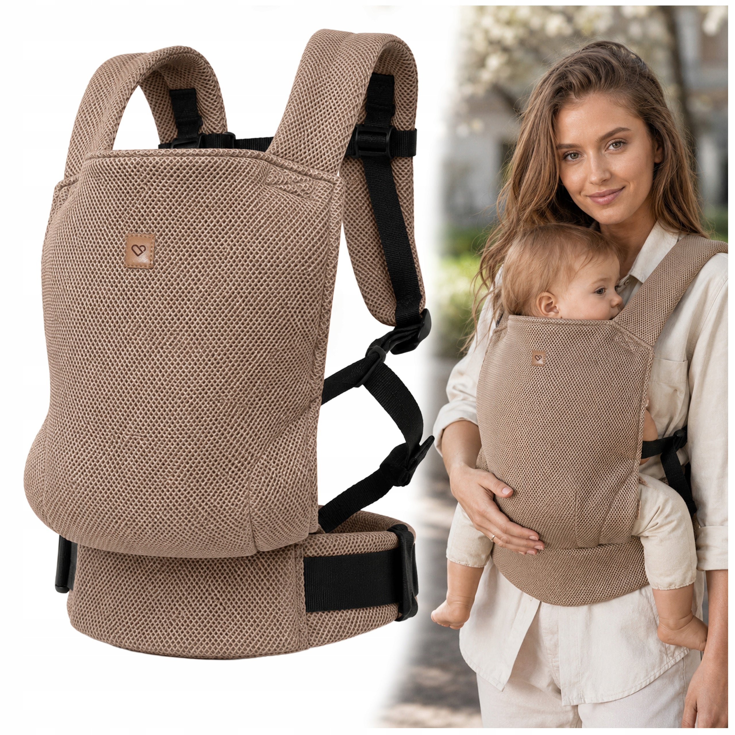 BABY CARRIER BREATHABLE BABYFLOW AIR ERGONOMIC ZAFFIRO