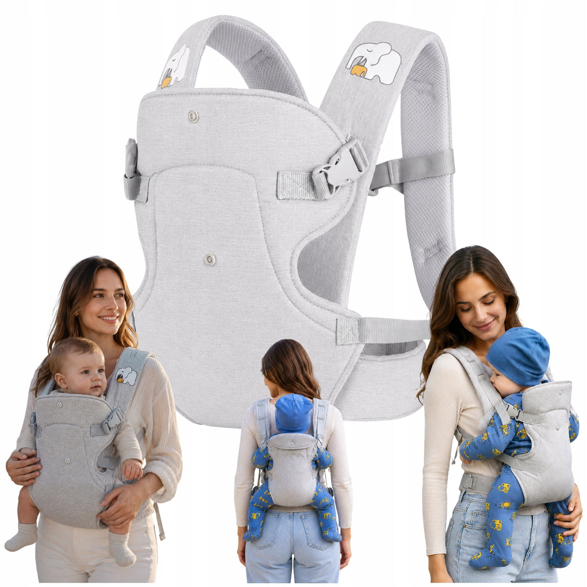 BABY CARRIER ERGONOMIC FOR HIP BACK MULTIFUNCTIONAL 4in1