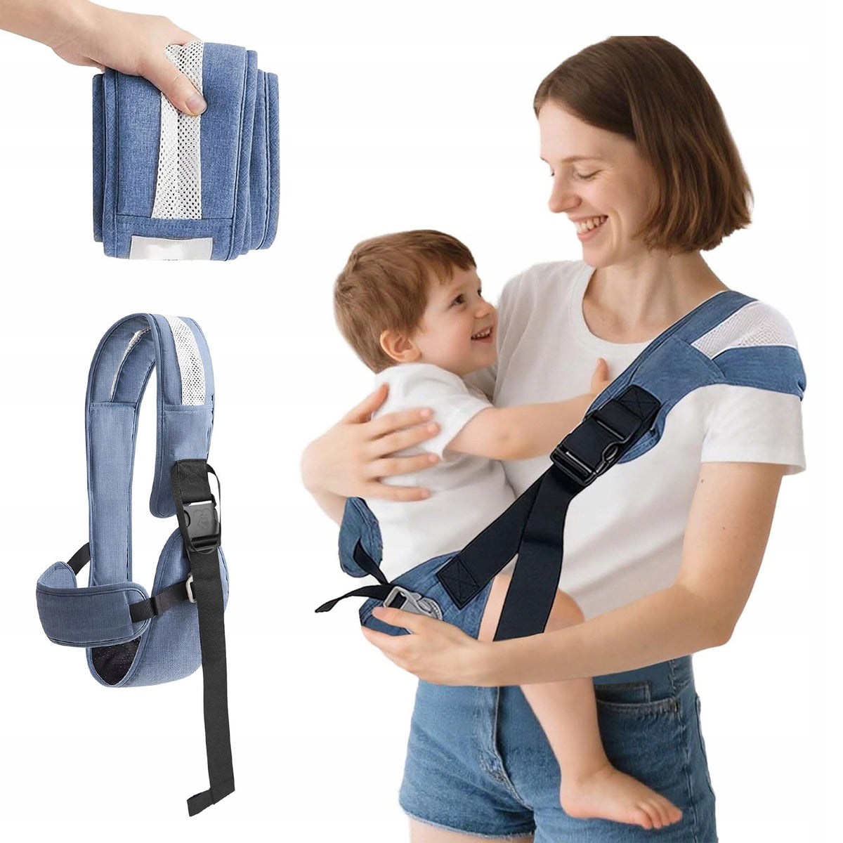 BABY CARRIER ERGONOMIC, FRONT CARRYING ADJUSTABLE