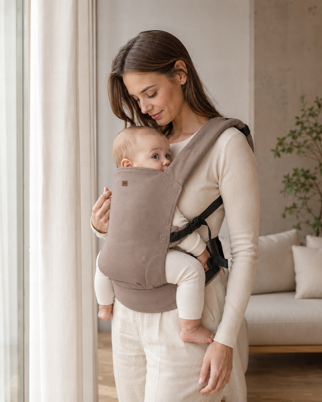 BABY CARRIER FOR CHILDREN ADJUSTABLE BREATHABLE BABYFLOW AIR ZAFFIRO Packaging status original