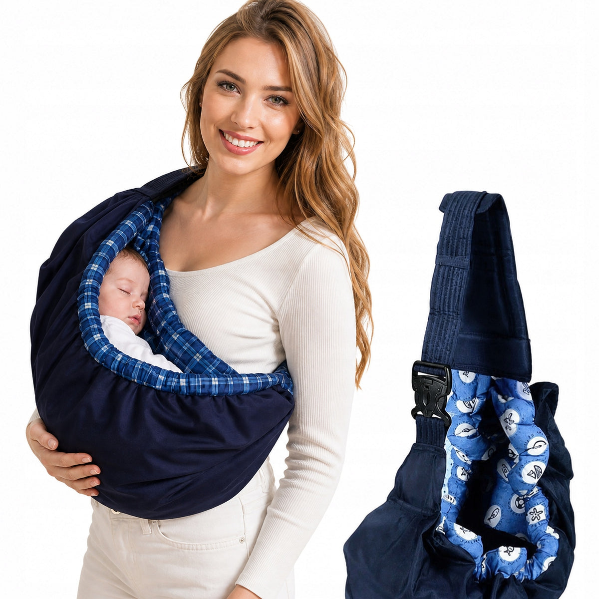 BABY CARRIER SCARF ERGONOMIC BABY CARRIER FEEDING SLEEP