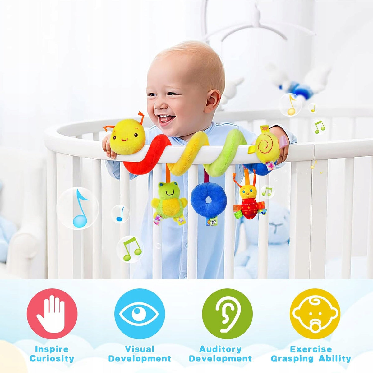 BABY CARRIER STROLLER TOY WRAPPED SENSORY GIFT Brand no brand
