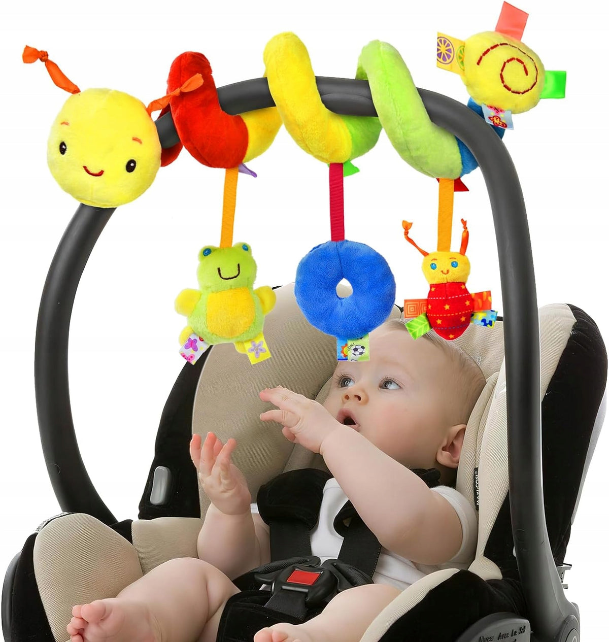 BABY CARRIER STROLLER TOY WRAPPED SENSORY GIFT