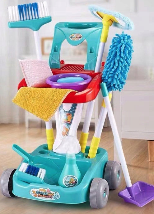 BABY CLEANING KIT STROLLER ACCESSORIES TOY BROOM MOP BUCKET Brand Pan i Pani Gadżet