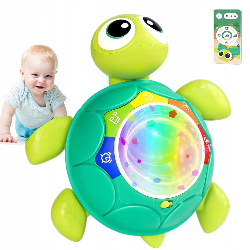 BABY CRAWLING TURTLE TOY SET, MUSICAL TURTLE TOY SET FOR KIDS 6-12 MONTHS