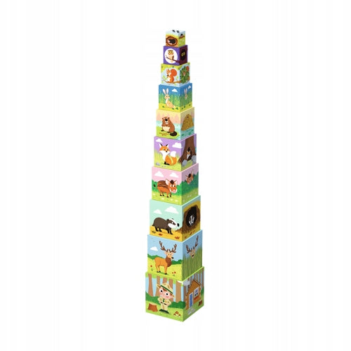 BABY CUBES IN THE FOREST CUBES PYRAMID TREFL 60664 Brand Trefl