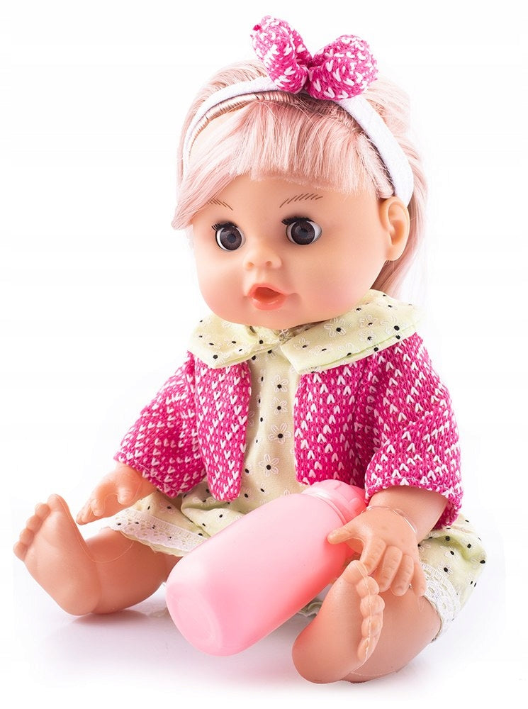 BABY DOLL BABY FUNCTIONAL BABY PEE DRINKS CRYING + ACCESSORIES LENGTH HAIR 29CM Packaging status original