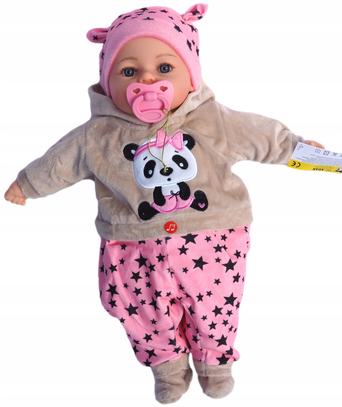 BABY DOLL LIKE ALIVE 45cm TALKS AND SINGS, PACIFIER Manufacturer code 0664