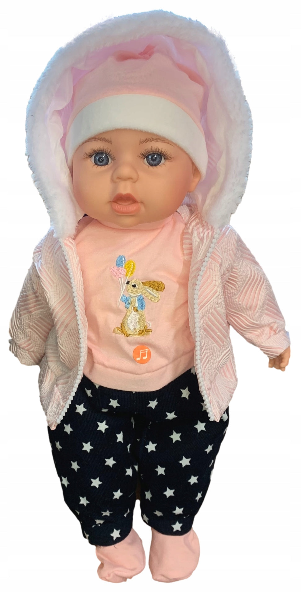 BABY DOLL SINGS PACIFIER BORN LIKE A LIVING BOBAS BABY Brand Adar