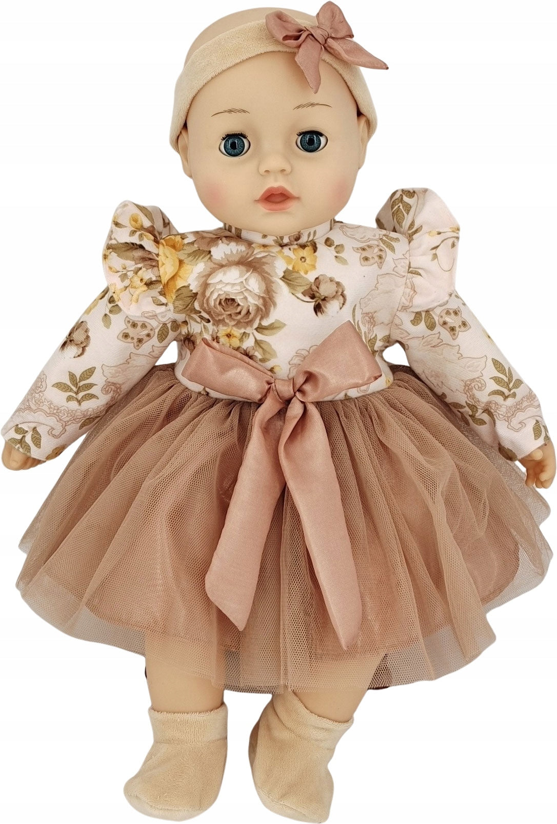 BABY DOLL SPEAKS AND SINGS in Polish CLOSES EYES 45CM+DRAGON+BOTTLE_640 Manufacturer code 640