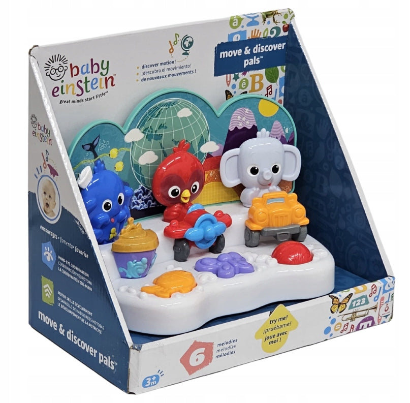 BABY EINSTEIN MOVE & DISCOVER ANIMALS interactive toy for