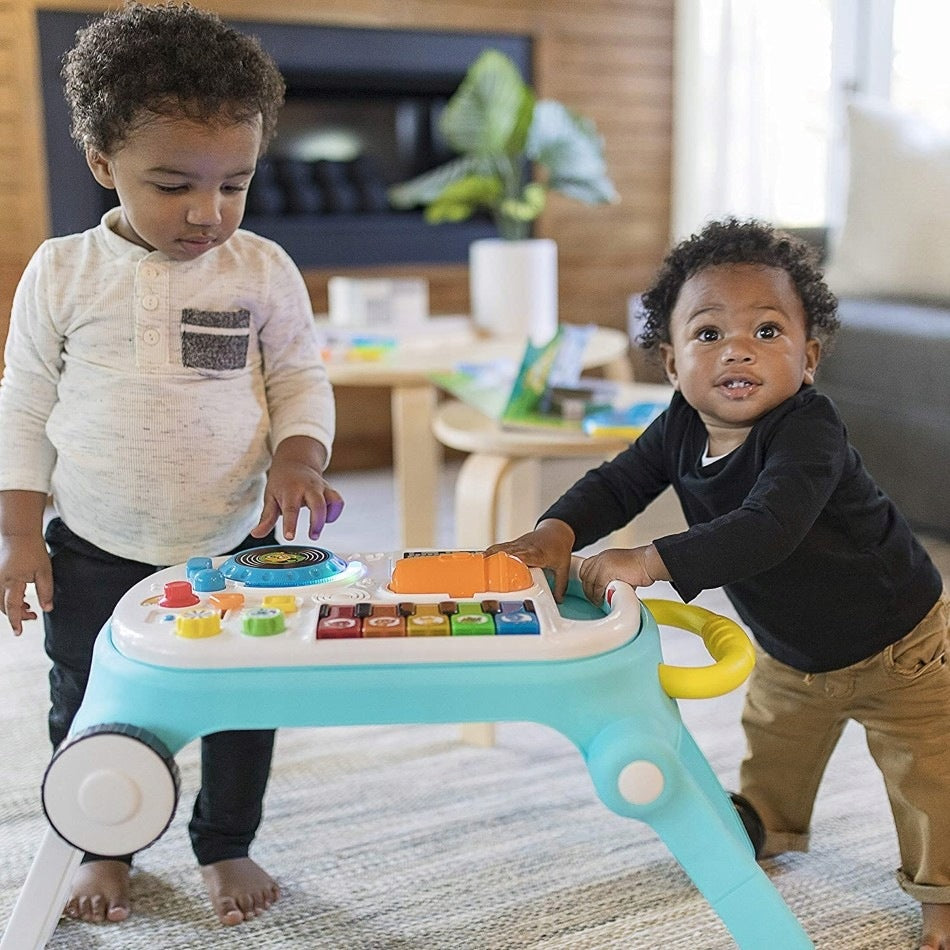 BABY EINSTEIN Walker Pusher Interactive Table 4in1 Musical Mix 'N Roll Color blue