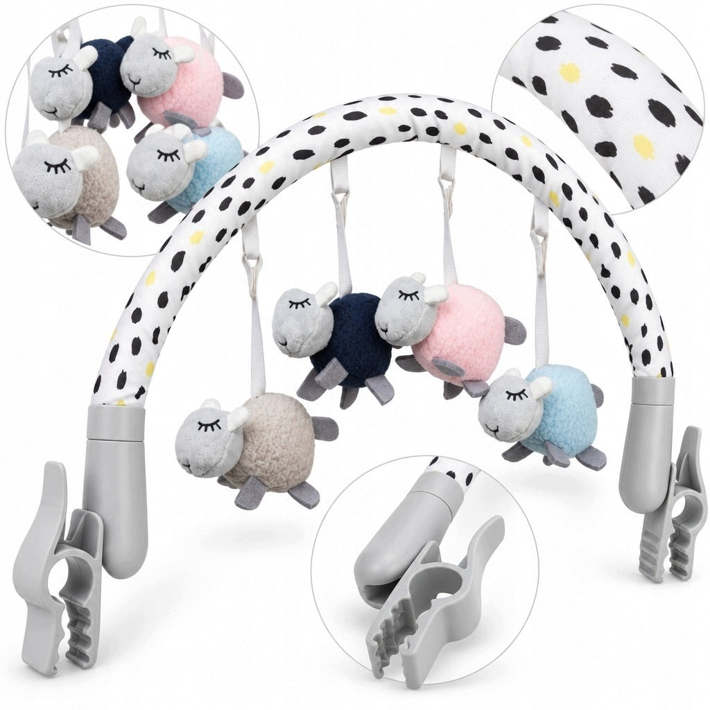 BABY HEADBAND 79CM 4 SENSORY TOYS FOR NEWBORN 0+ EDUCATIONAL