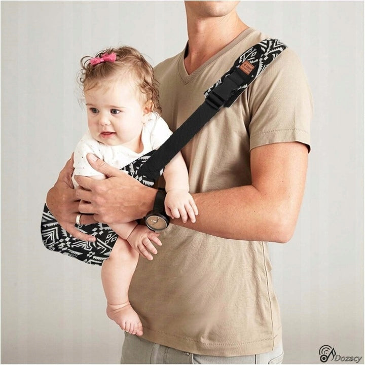 BABY HIP CARRIER BREATHABLE ADJUSTABLE BLACK Brand no brand