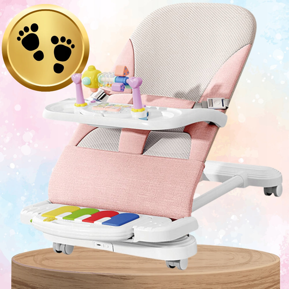 BABY LOUNGER ROCKER FOLDING NICEKIDS + PIANO RATTLE EDU EAN (GTIN) 5904158317582