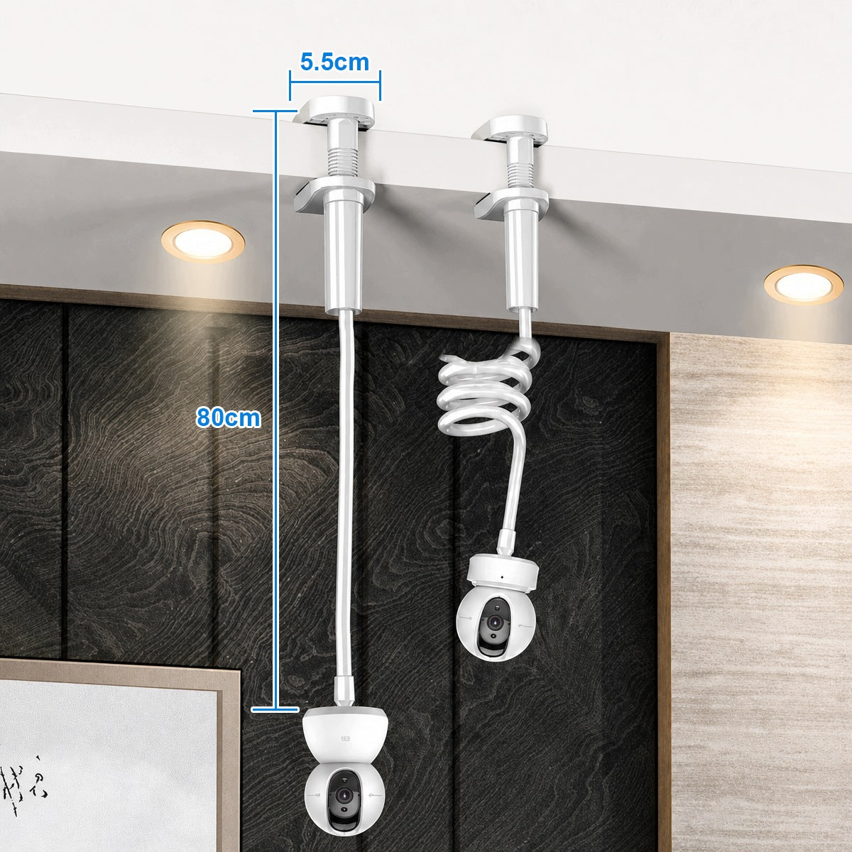BABY MONITOR CAMERA HOLDER FOR UNIVERSAL CRIB Product weight with unit packaging 0.28 kg