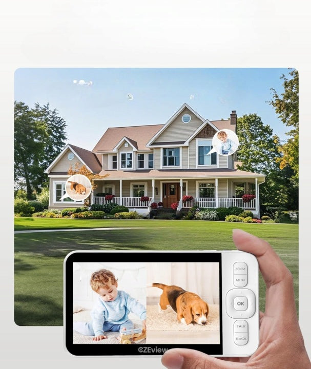 BABY MONITOR CZEVIEW BM2 PRO CAMERA WITH NIGHT VISION MONITOR 2PACK Packaging status original