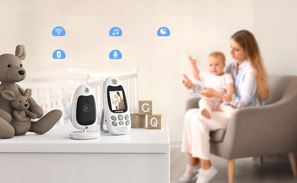 BABY MONITOR ELECTRONIC WIFI CAMERA FULL HD ROTATING Manufacturer code BOIFUN VB610 2.0''