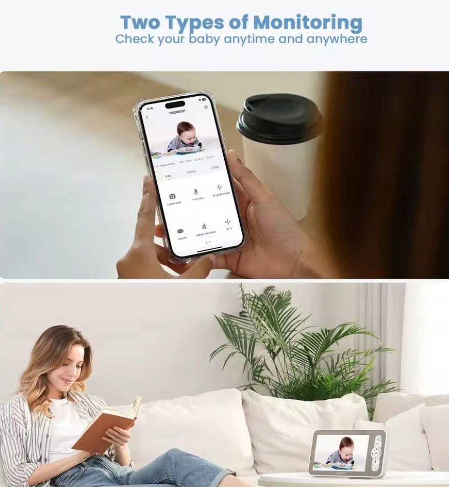 BABY MONITOR IEGEEK BABY 1T CAMERA ROTATING BABY MONITOR Brand ieGeek