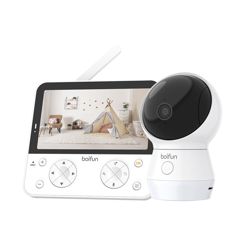 BABY MONITOR WITH CAMERA 5G WIFI ROTATING 4MP MONITOR LCD 5.5" 4XZOOM Packaging status original