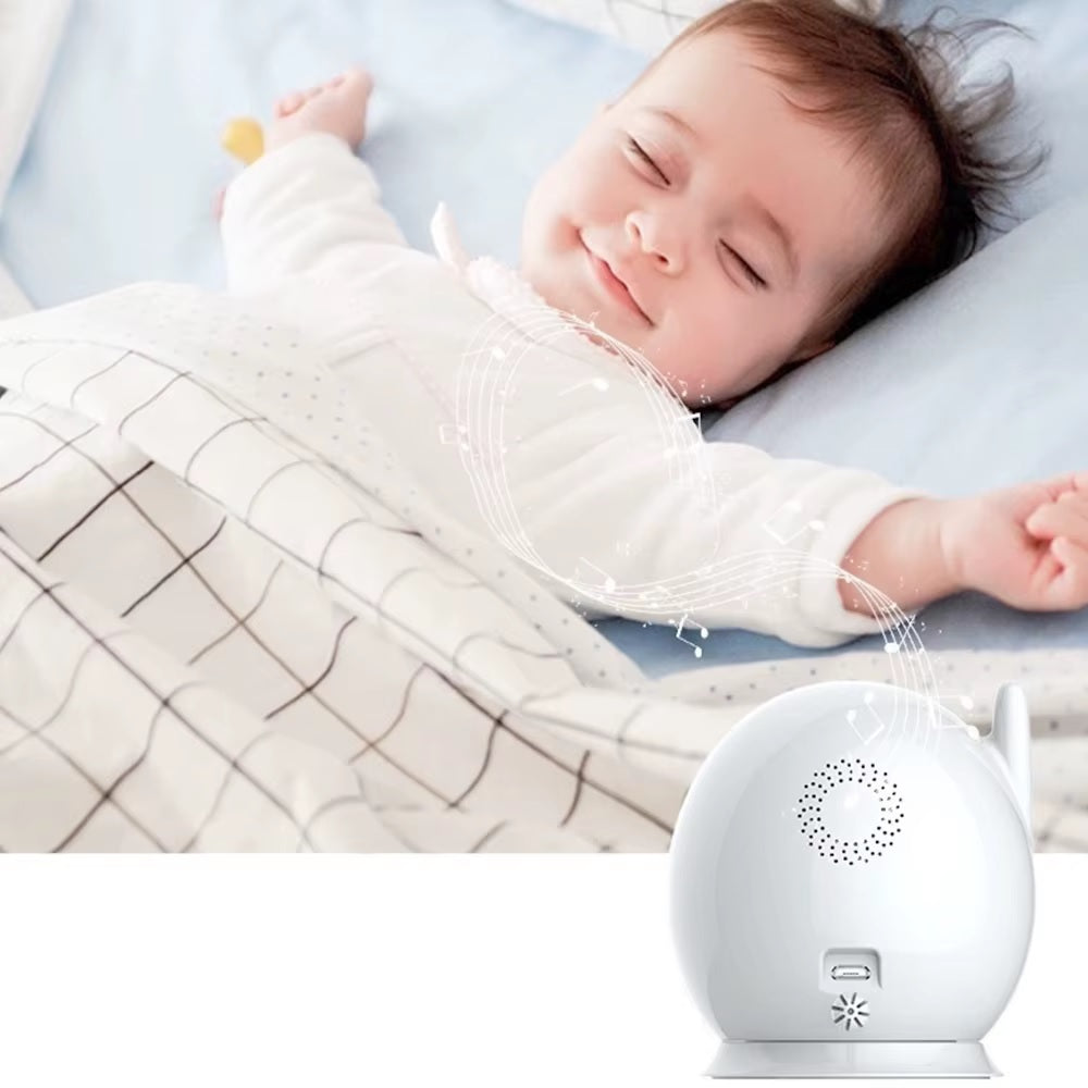BABY MONITOR WITH CAMERA ABM100S LCD Display Night Mode White Manufacturer code ABM100S