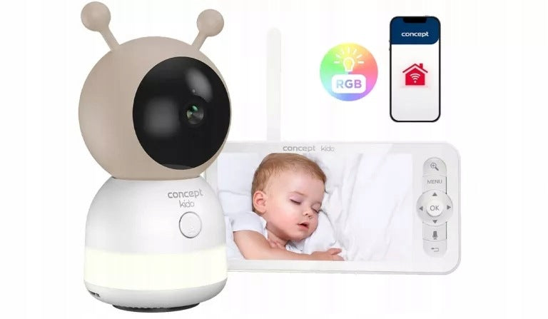 BABY MONITOR WITH SMART CAMERA CONCEPT KD4010 KIDO
