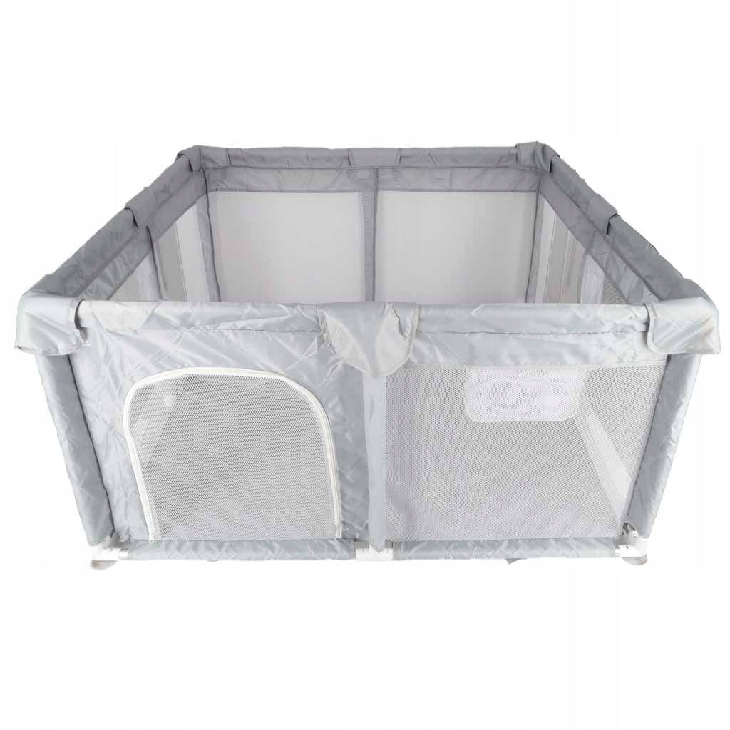 BABY PLAYPEN 120x120 FOLDING Modular DRY POOL For Children Grey Packaging status original