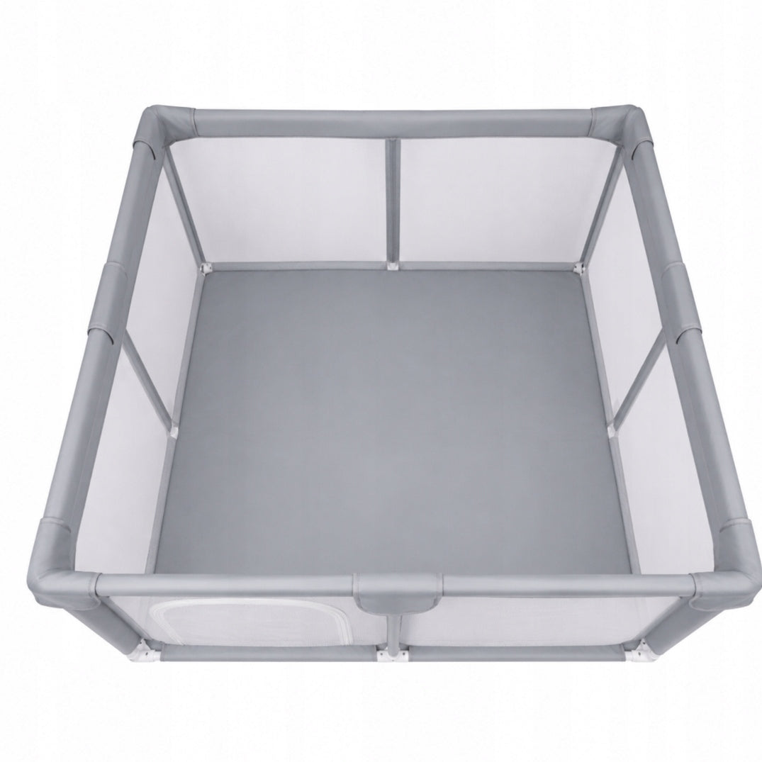 BABY PLAYPEN FOLDING SQUARE TOYS DRY POOL 120X120 GREY Brand no brand
