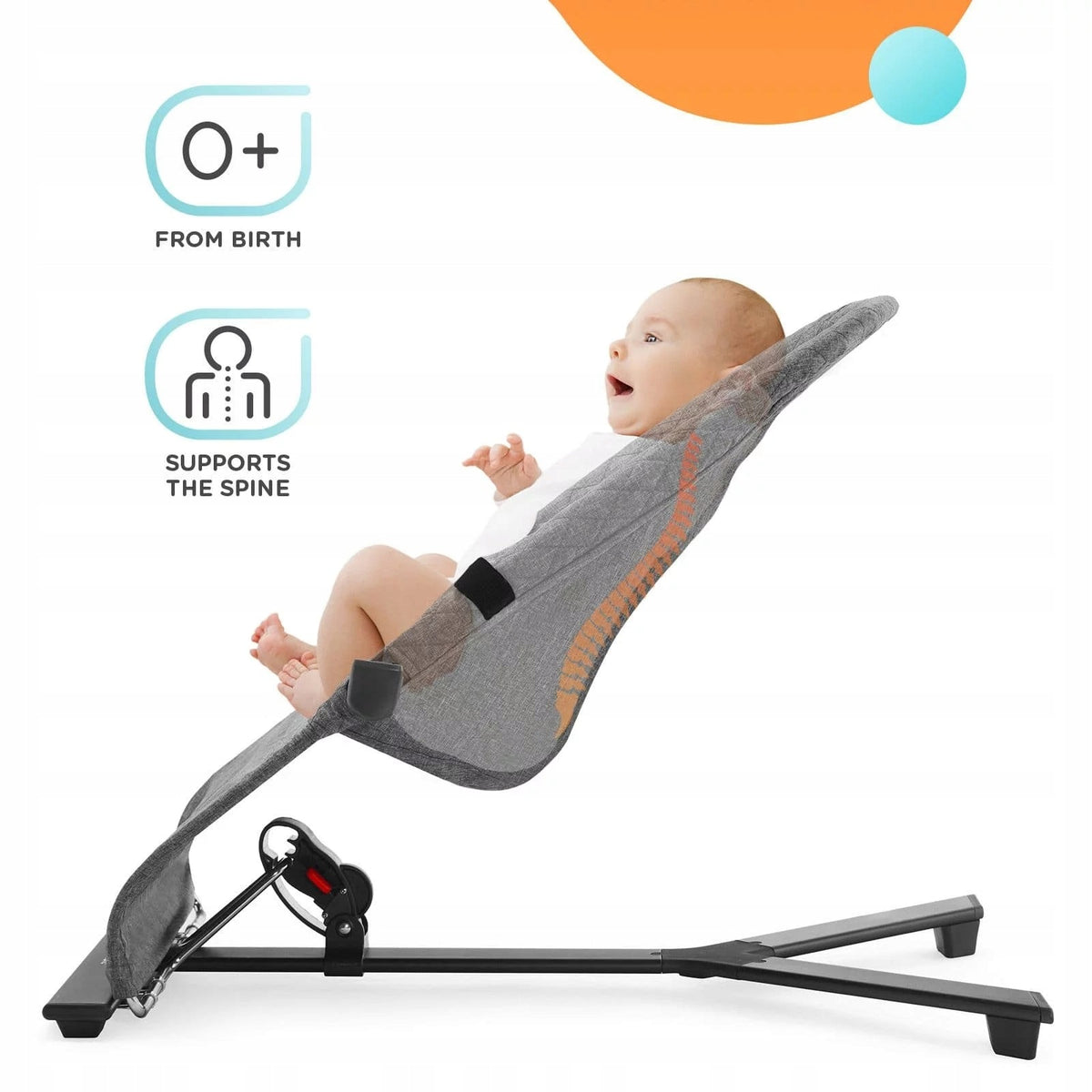 BABY ROCKER LOUNGER UP TO 9 KG KINDERKRAFT MIMI WITH TOYS Brand Kinderkraft