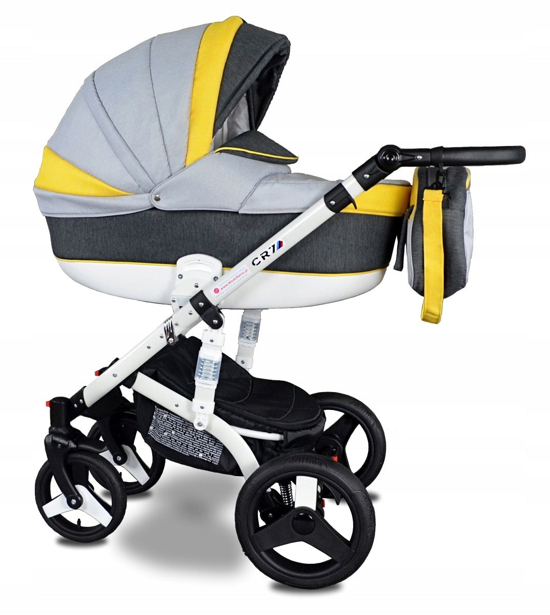 BABY STROLLER 3IN1 CR7 MULTIFUNCTIONAL Deep Stroller Seat + Accessories Packaging status original