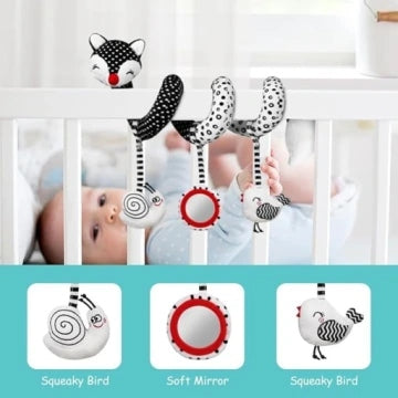 BABY STROLLER TOY BABY HANGING SPIRAL BELL TOY Brand no brand