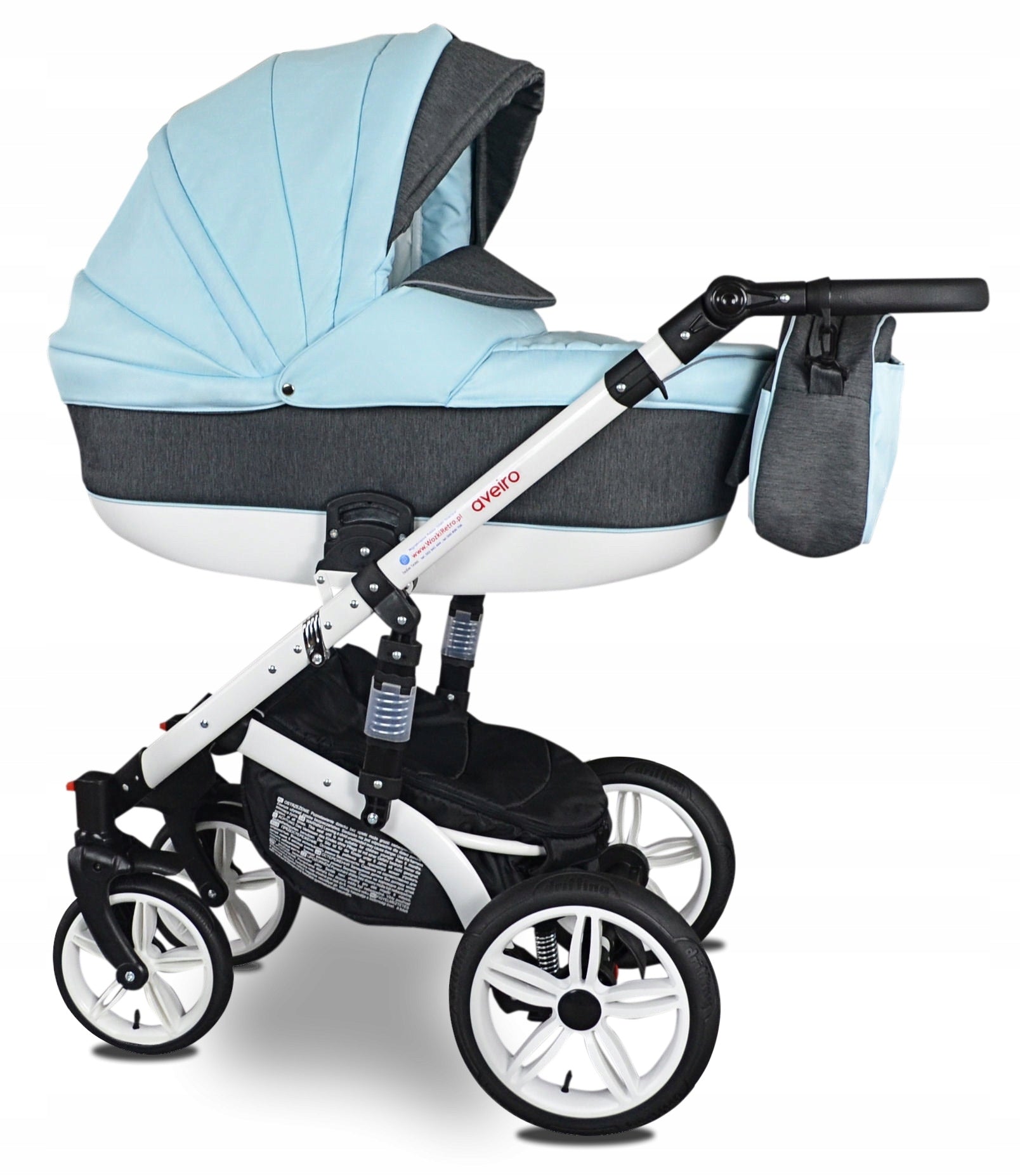 BABY STROLLERS BABY STROLLER AVEIRO 3IN1 MULTIFUNCTIONAL + ACCESSORIES + Manufacturer code 5903631220005