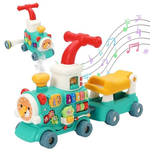 BABY WALKER 5 IN 1 TRAIN WOODEN MUSIC FOR LEARNING TO WALK Brand no brand