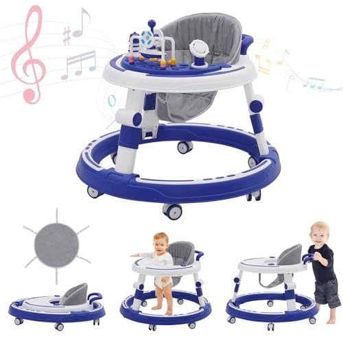 BABY WALKER 5IN1 ADJUSTABLE HEIGHT FOLDING QUIET 360 for children Brand no brand