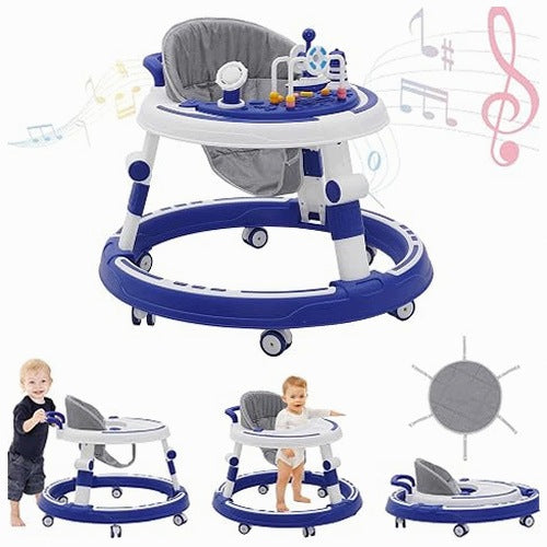 BABY WALKER 5IN1 ADJUSTABLE HEIGHT FOLDING QUIET 360 for children