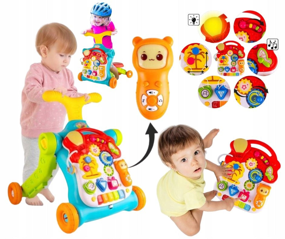 BABY WALKER FOR GIRL FOR YEAR SENSORY TABLE BIKE 5IN1 Color multicolor