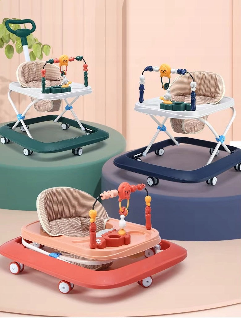 BABY WALKER PUSHER RIDE-ON FOLDING 3IN1 NTERACTIVE WITH SOUND Packaging status original