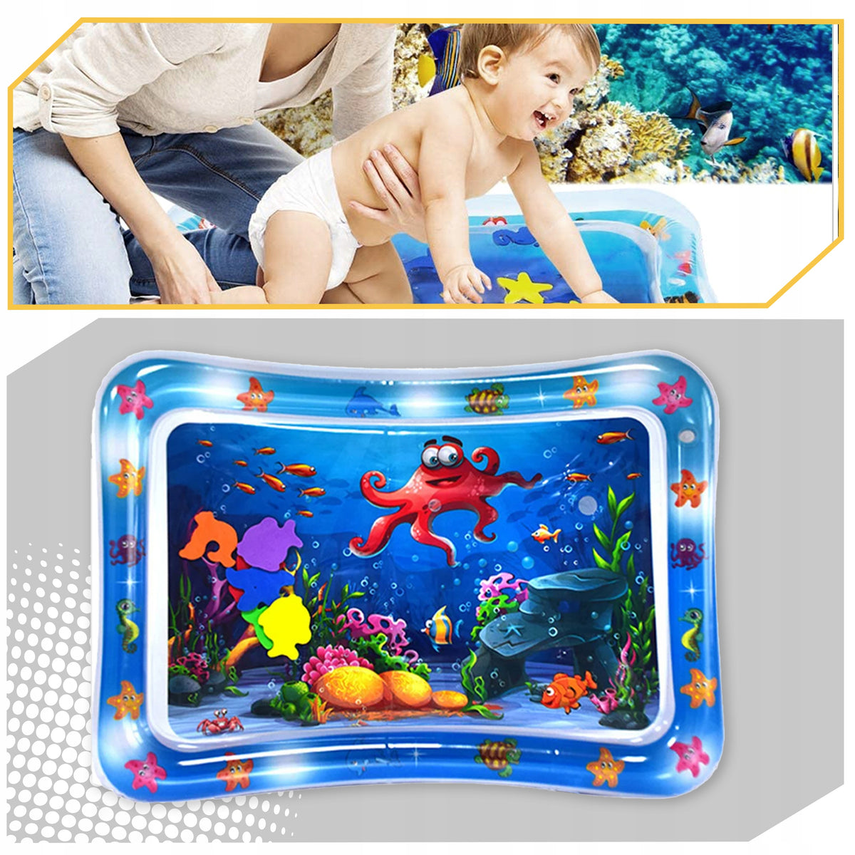 BABY WATER SENSORY MAT MULTICOLOR INFLATABLE XXL Manufacturer code mata sens