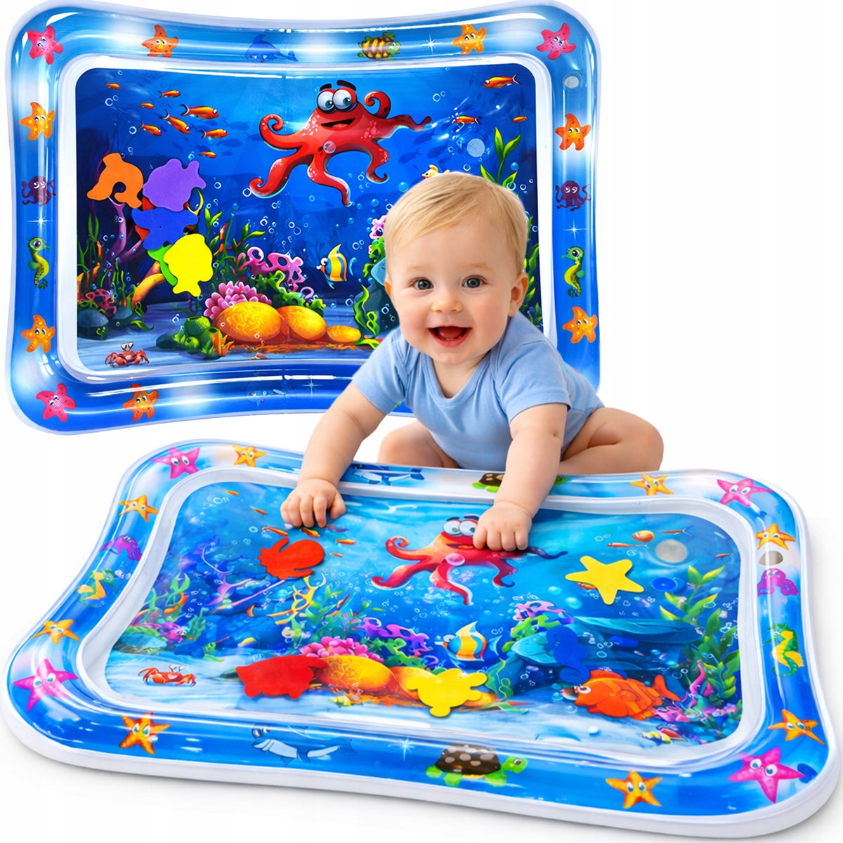 BABY WATER SENSORY MAT MULTICOLOR INFLATABLE XXL