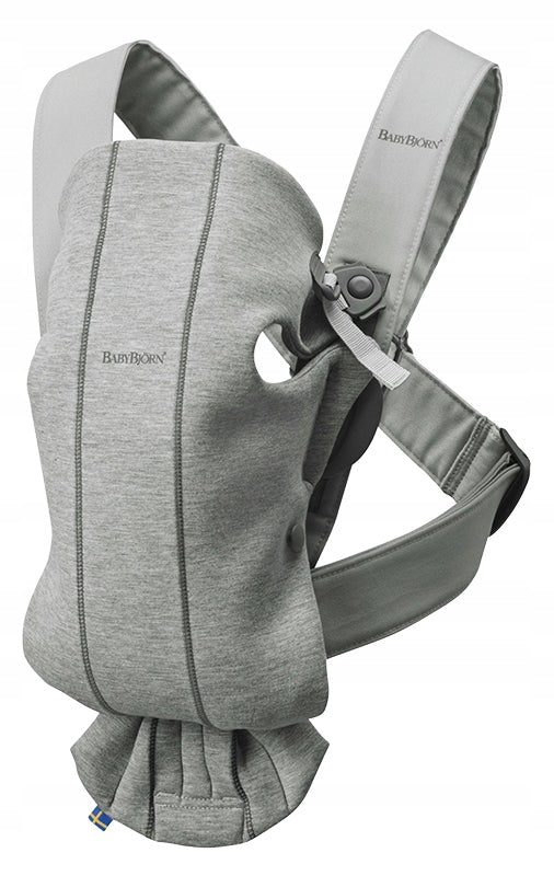 BABYBJORN MINI 3D Jersey Small Baby Carrier Light Grey
