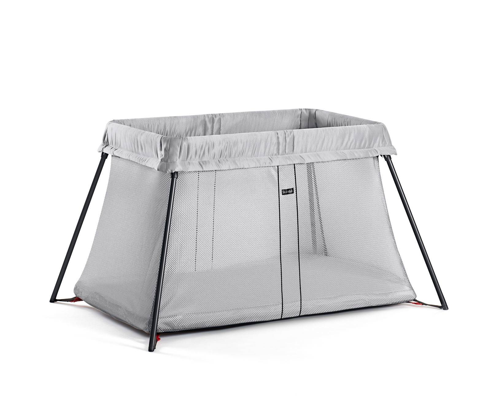 BABYBJORN - travel cot LIGHT - silver + sheet Brand BabyBjörn