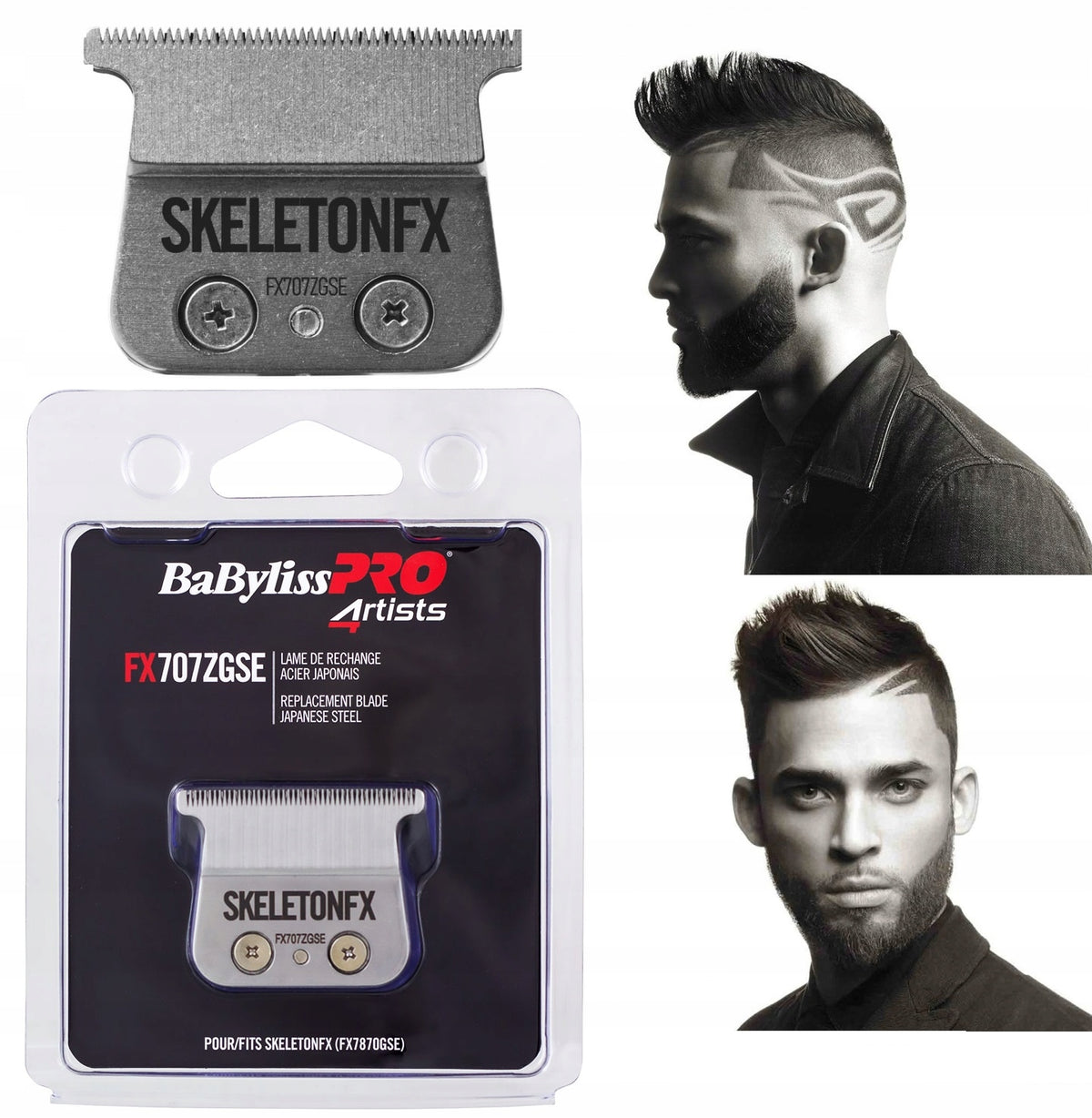 BABYLISS PRO BLADE FOR SKELETON TRIMMER FX7870 STEEL 1.6 FX707ZGSE