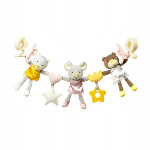 BABYONO Toy - chain for trolley BALLERINAS