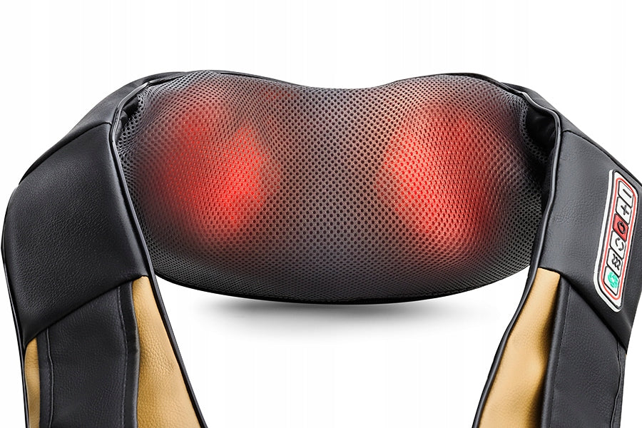 BACK AND NECK MASSAGER BODY MASSAGER SHIATSU + FREEBIE RUBBER Batteries included no