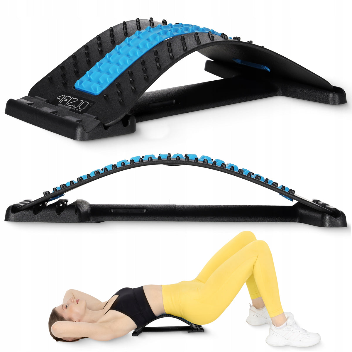 BACK STRETCHING DEVICE ADJUSTABLE MASSAGER