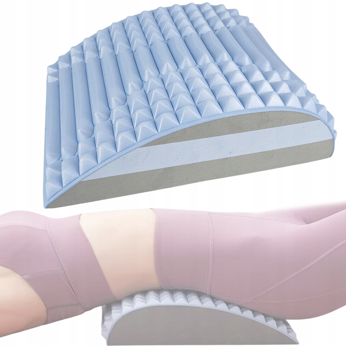 BACK STRETCHING DEVICE SPINE MASSAGER STRETCHER