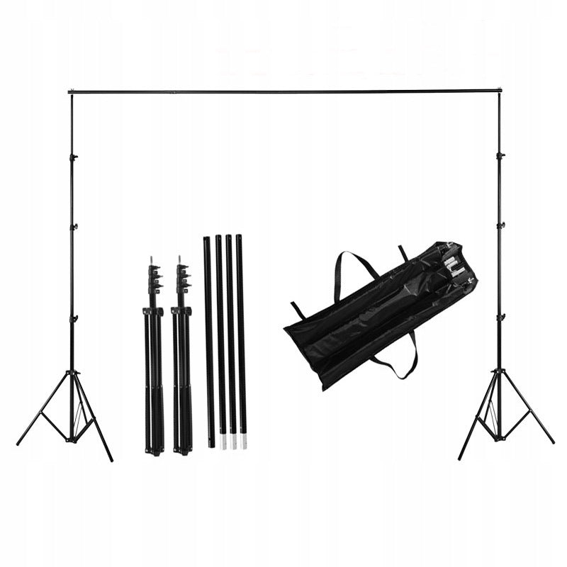 BACKGROUND TRIPOD SET FOR BACKGROUNDS 2x TRIPOD CROSSBAR 300cm COVER ATELIER