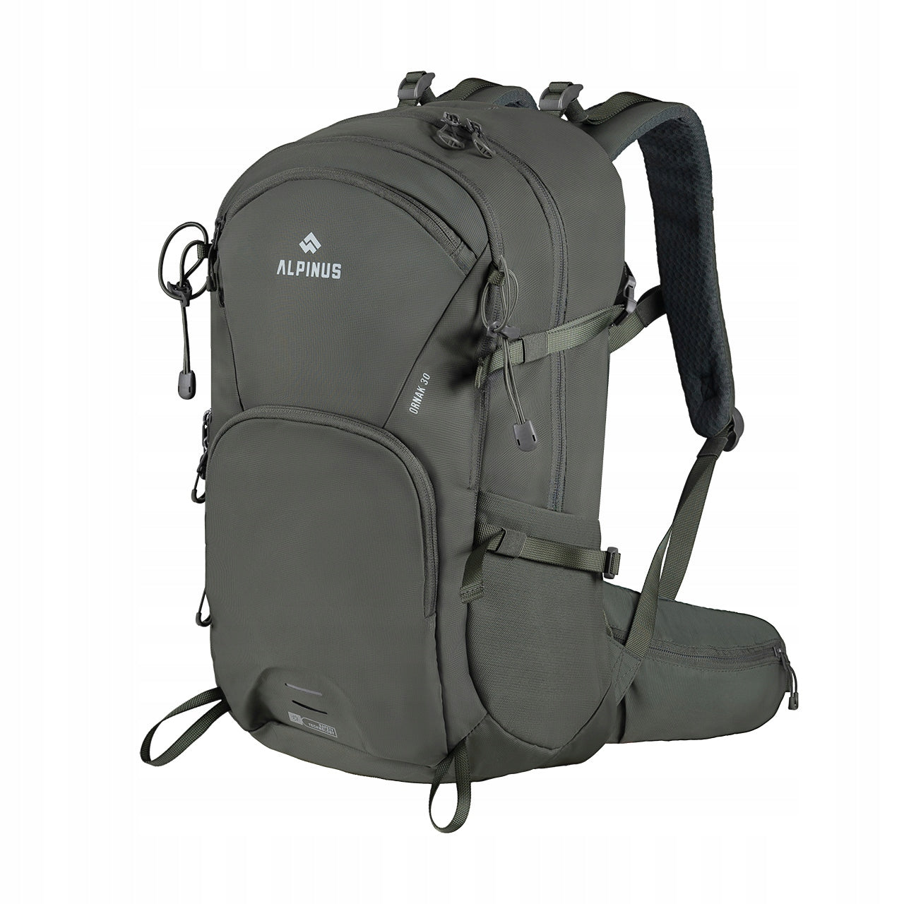 BACKPACK ALPINUS TREKKING MOUNTAIN 30L HIKING GREEN ORNAK +COVER
