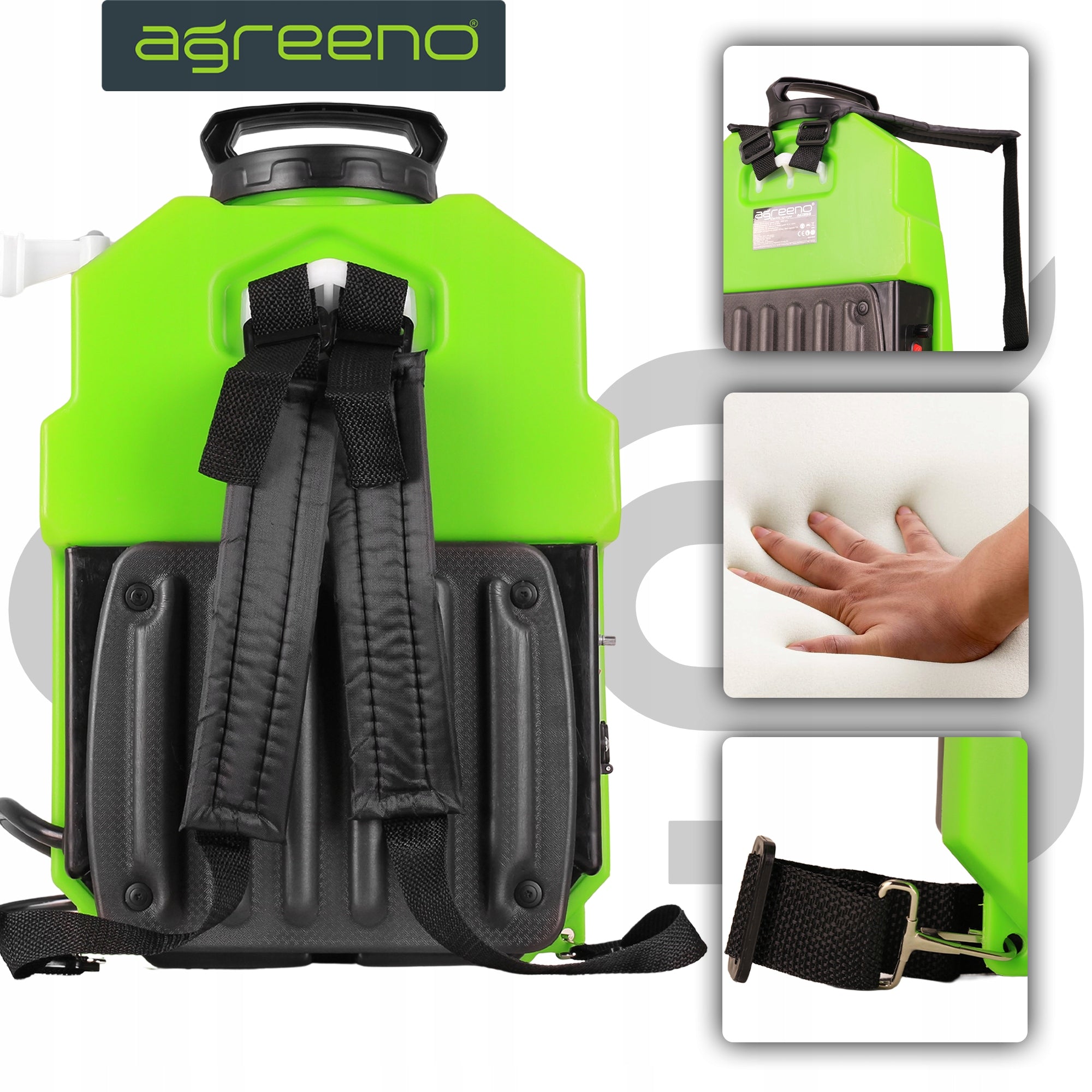 BACKPACK CORDLESS SPRAYER 12L LONG LIVE QUADRUPLE LANCE AG-353 Manufacturer code AG353